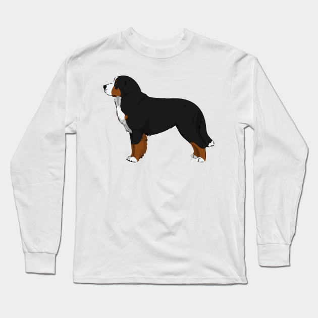 Bernese Mountain Dog Long Sleeve T-Shirt by EMR_Designs